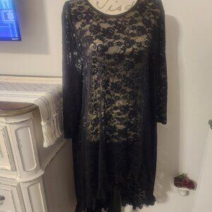 Long lace tunic